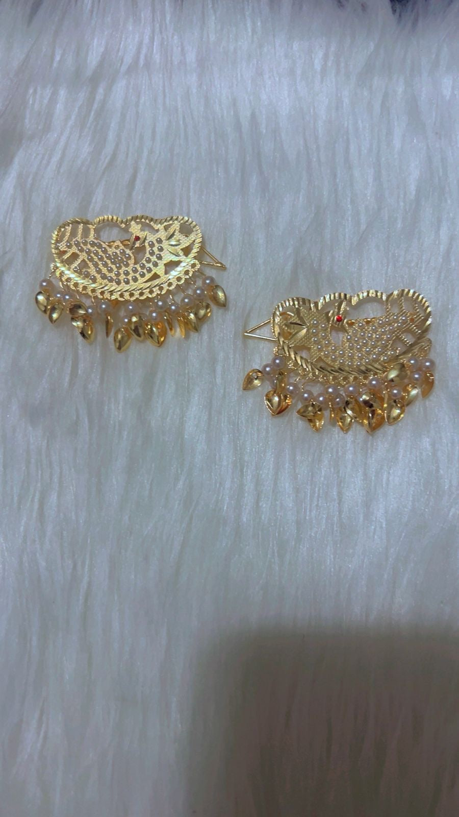 Noor Peacock Hair-Clips
