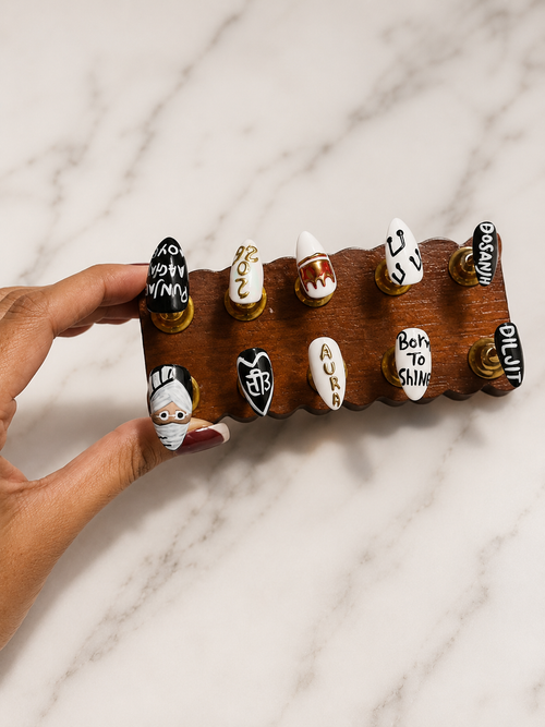 Diljit Tour Inspired Nails