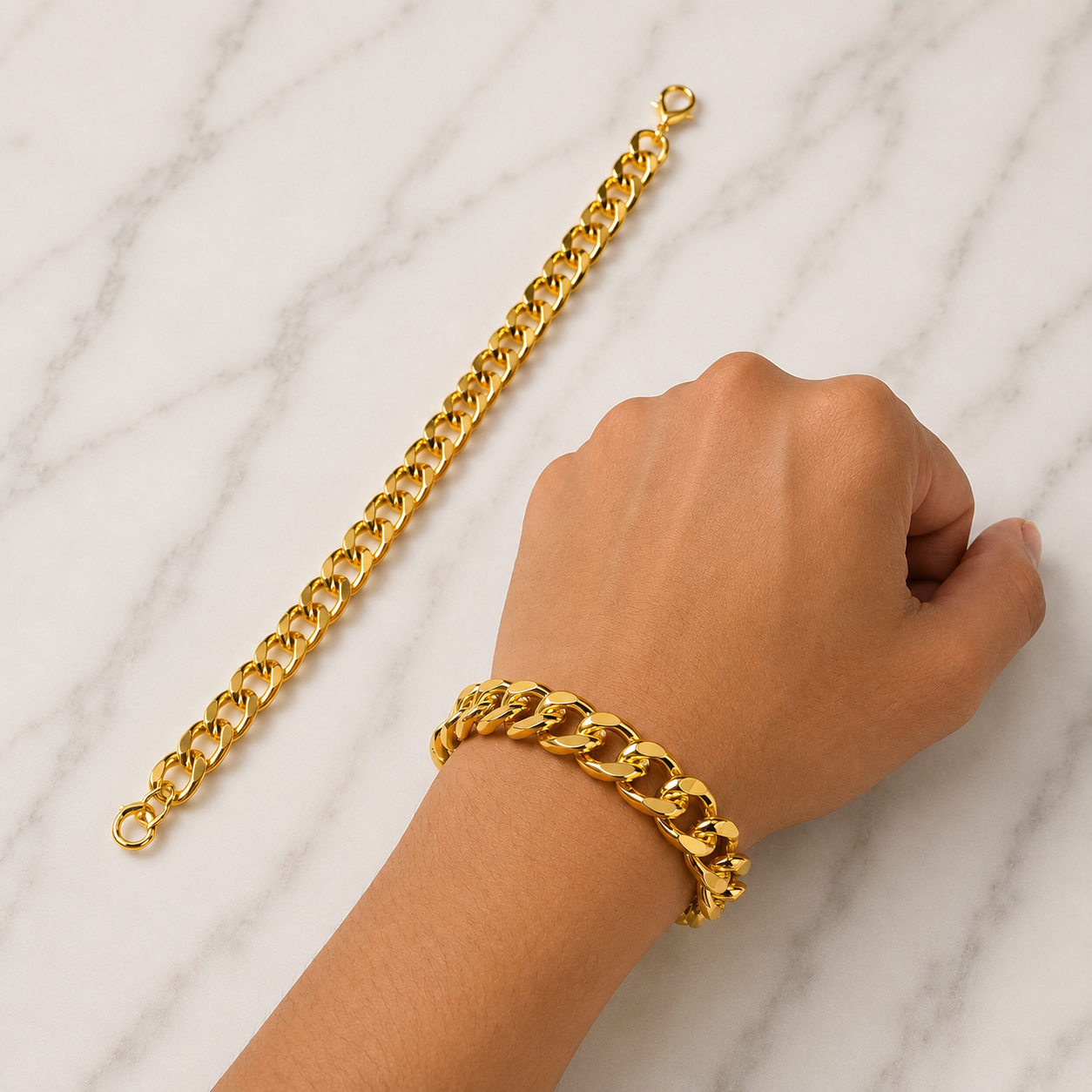 Gabru Cuban Link Bracelet – Punjabi Edition