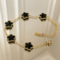 Black Clover Gold-Tone Bracelet