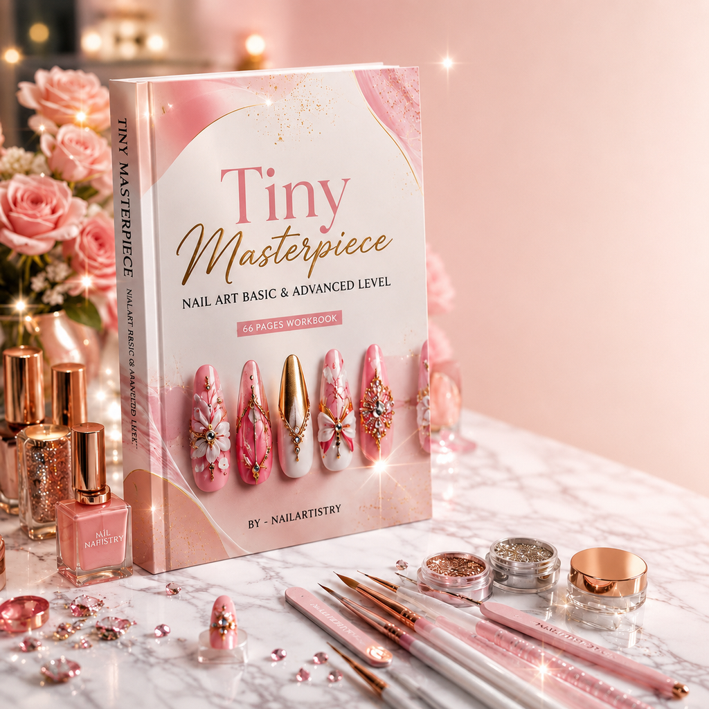 Tiny Masterpiece: Nail Art Workbook – Basic to Advanced Professional Training Guide