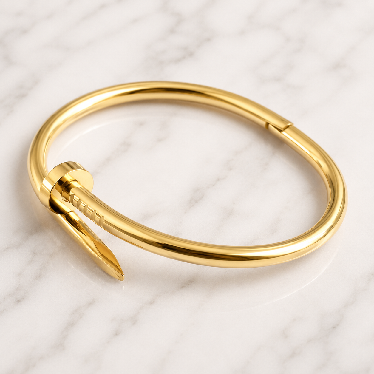 Luxury Gold Nail Bracelet