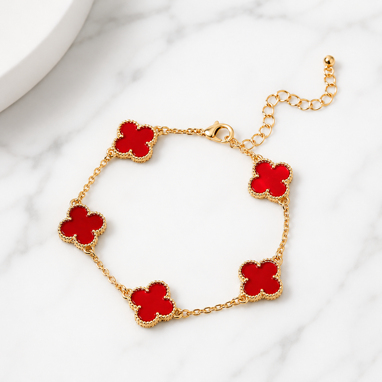Gold Clover Bracelet