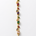 Elegant Tulip Crystal Bracelet for Women – Gold-Plated Stainless Steel