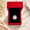 3 Types Of Elegant Cushion-Cut Gemstone Rings – Crystal Halo Statement Ring Collection