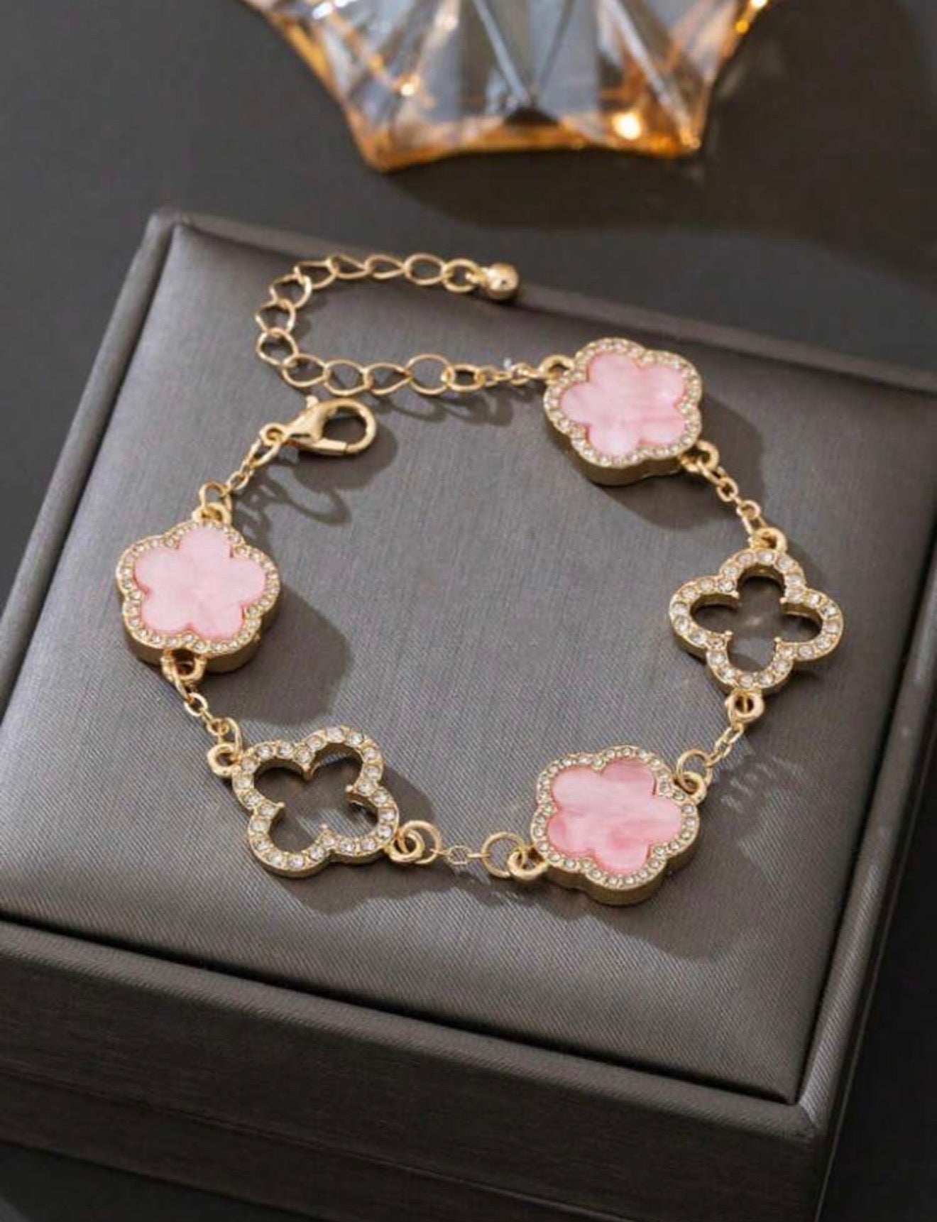 Pink Clover Luxe Bracelet