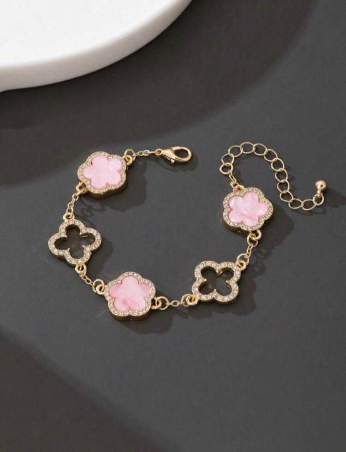 Pink Clover Luxe Bracelet