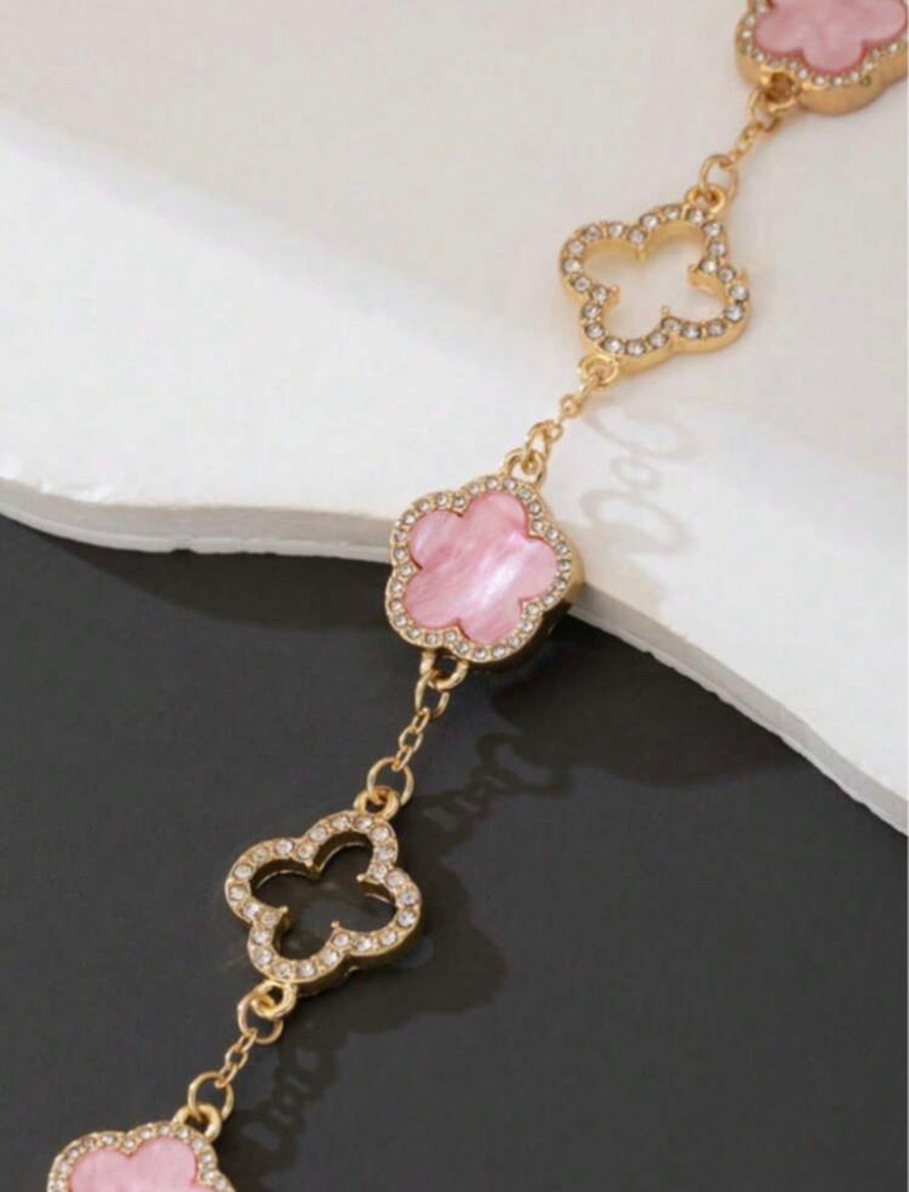 Pink Clover Luxe Bracelet